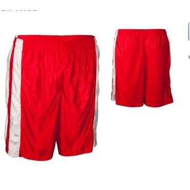 Adult Dazzle Cloth Short w/ Contrast Side Panel & Piping (7" Inseam)