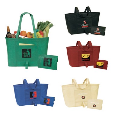 Design Eco Green Fold-up shopping Tote