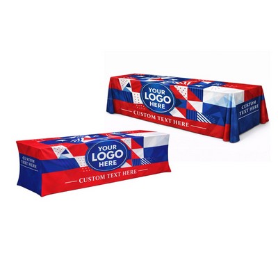 6-8' Full Print Convertible Table Cover (8'x30"x29")