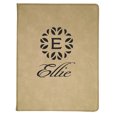 Leatherette Portfolio with Notepad