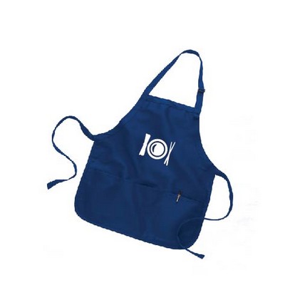 Medium Length Apron with Pouch