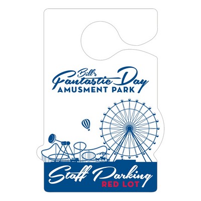 Plastic Sign | Custom | Die Cut Shape | .035" Thickness | 117 to 143 Sq In