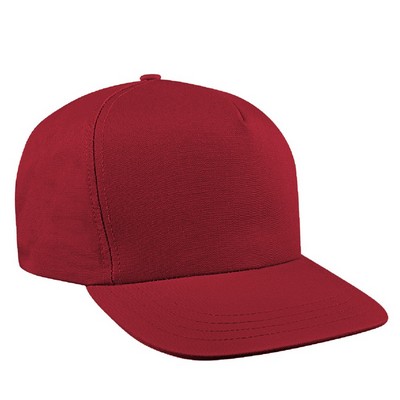 Solid Color Brushed Snapback Trucker Cap