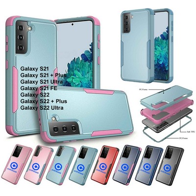 iBank ® Shockproof Case compatible with Galaxy S22 + Screen Protector