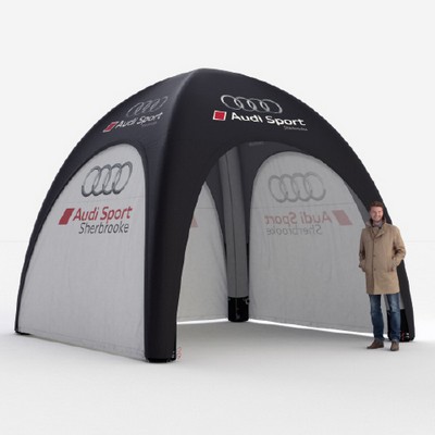 Inflatable tent 13'x13' with customized legs