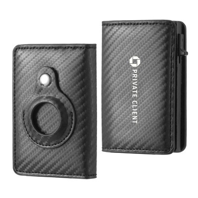 RFID Blocking PU Leather Business Credit Card Organizer Case Holder