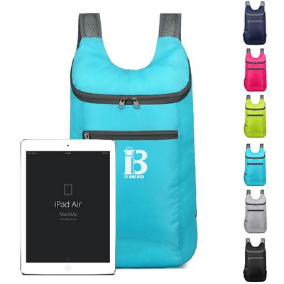 15L Dual Zipper Lightweight Packable Backpack