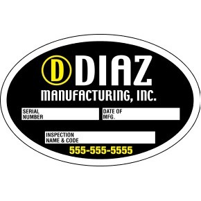 Custom Write On White Vinyl Decal (29 to 41 Square Inch)