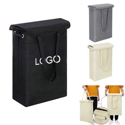 Collapsible Laundry Hamper With Lid And Handles