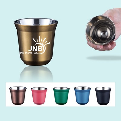 Stainless Steel Double Wall Shot Cup, 2.7 oz