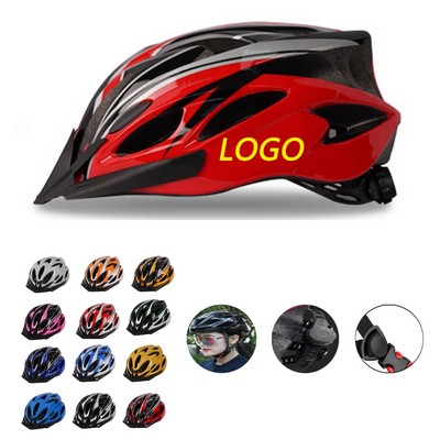 Outdoor Bicycle Helmet w/Adjustable Size