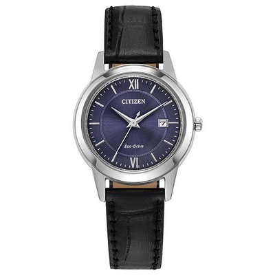 Citizen Watch Ladies' Classic Leather Strap Watch, Blue Dial