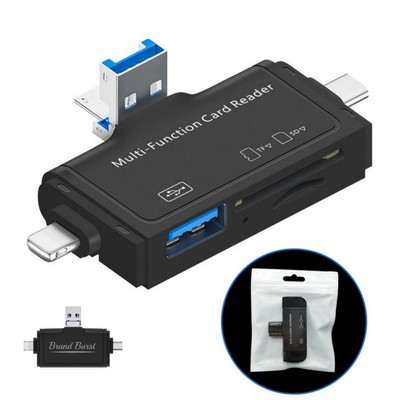 7-in-1 USB 2.0 SD Card Reader