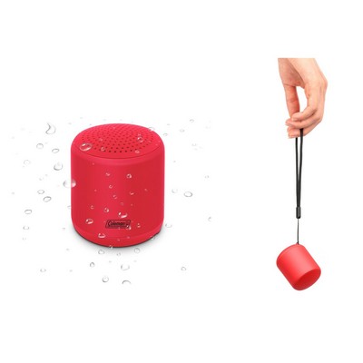 Coleman Tws Water Resistant Bluetooth Speaker - Red