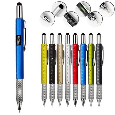 Multifunction Ballpoint Pen With Stylus And Ruler
