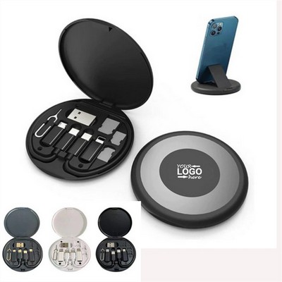 Multifunctional 6" 1 Cable Set Storage Box