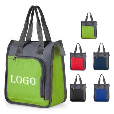 Oxford Cloth Insulation Lunch Tote Bag