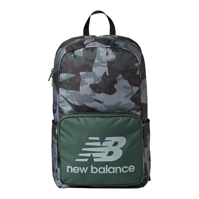 New Balance Kids Green Printed Backpack Size 18.3 X 12.2 X4.3