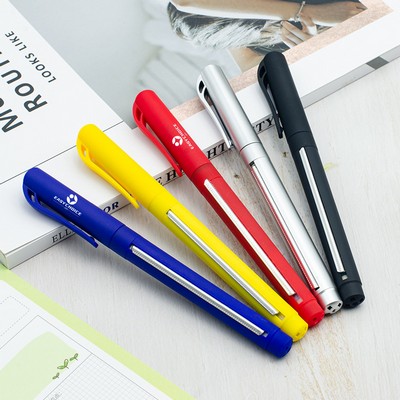 Plastic Banner Ballpoint Pen