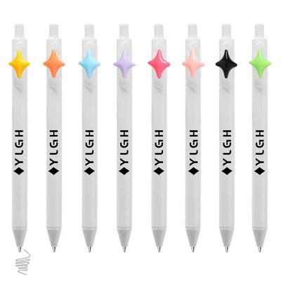 Click Activated Pen With Sky Star