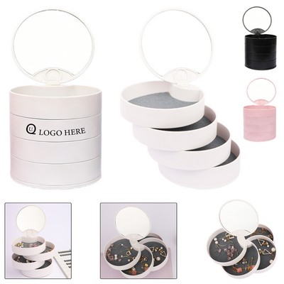 4-Tier Rotating Jewelry And Hair Accessory Organizer