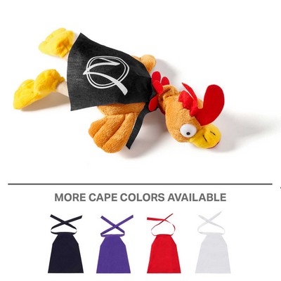 Flying Crowing Rooster