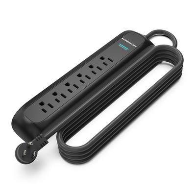 Monster Power Strip/Surge Protector 15 Ft - Black