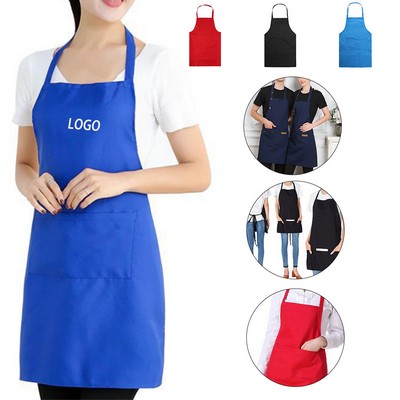 Customizable Kitchen Apron with Adjustable Neck Strap