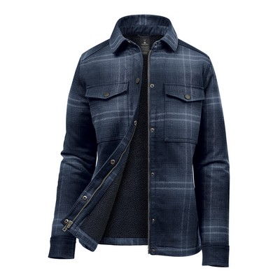 Stormtech Women's Highland Sherpa Lined Plaid Jacket