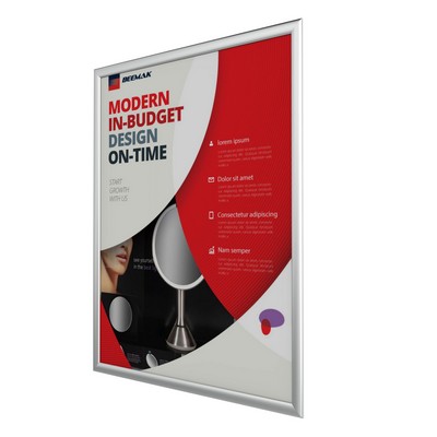 22" x 28" Plastic Snap Frames, Silver