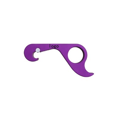 Magnetic One Hand Bottle Opener Metal Wall Mount Tool