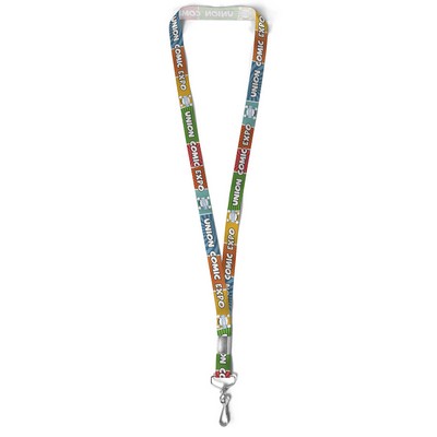 5/8" Bridal Satin Ribbon Lanyard - Sublimation (5/8" x 22")