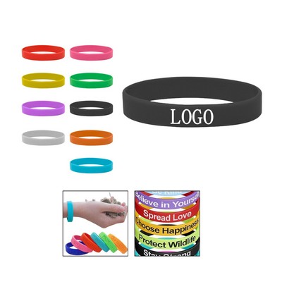 Custom Engraved Silicone Wristband