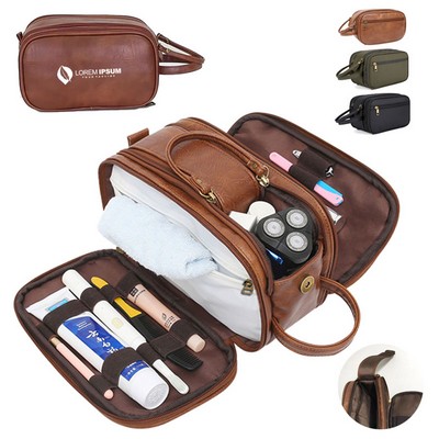 Large Travel PU Leather Cosmetic Bags