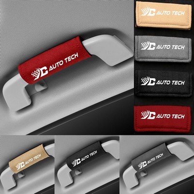 Suede Car Grab Handle Cover Anti Skid Handlebar Protector