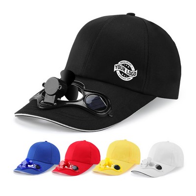 Solar Power Fan Cooling Cap