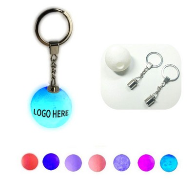 Lunar Radiance LED Keychain
