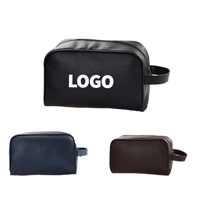 PU Leather Travel Cosmetic Pouch