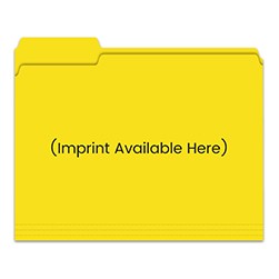 File Right™ Yellow 3 Tab File Folder