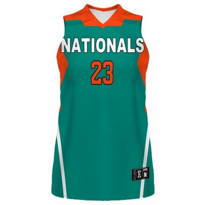 Ladies FreeStyle Sublimated 4-Way Stretch Traditional Basketball Jersey