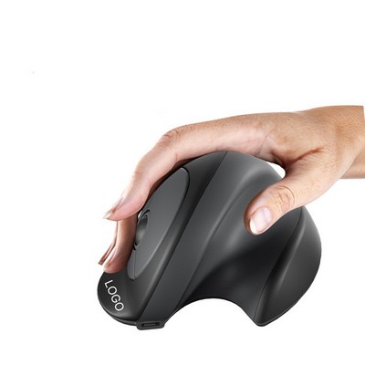 Ergonomic Vertical Wireless Mouse Dual-Mode (Bluetooth + 2.4G) Rechargeable Upright Mouse