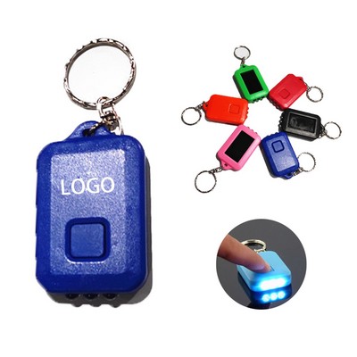 Solar Charging Keychain Flashlight