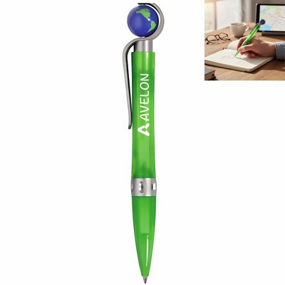 Custom Rotating Globe Pen