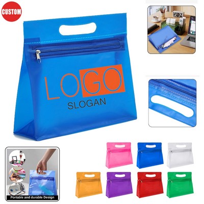 Durable Embossed Travel Pouch