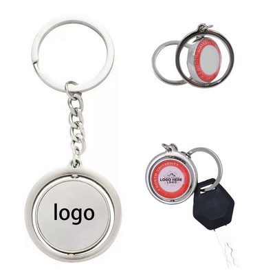 Rotatable School Emblem Keychain