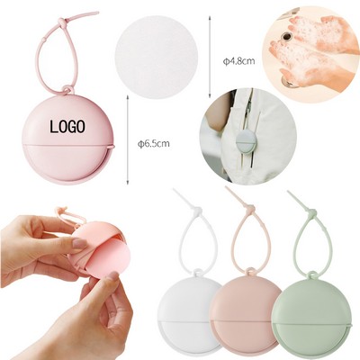 50 Pcs Travel Portable Disposable Hand Washing Soap Sheets