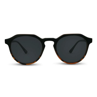 Wynwood Glossy Brown Tortoise & Clear Frame - Black Lens