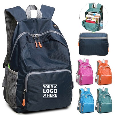 Compact Outdoor Nylon Backpack