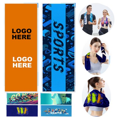 Custom Cooling Sports Towel for Events