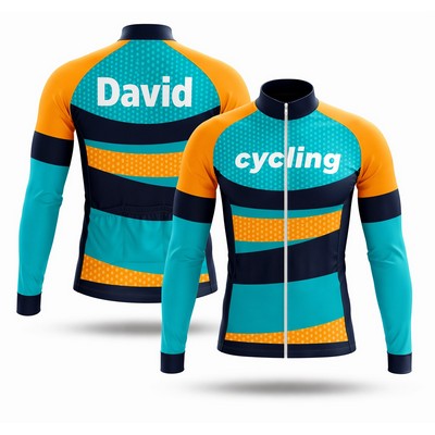 Unisex Sublimated Long Sleeve Cycling Jersey 300GSM